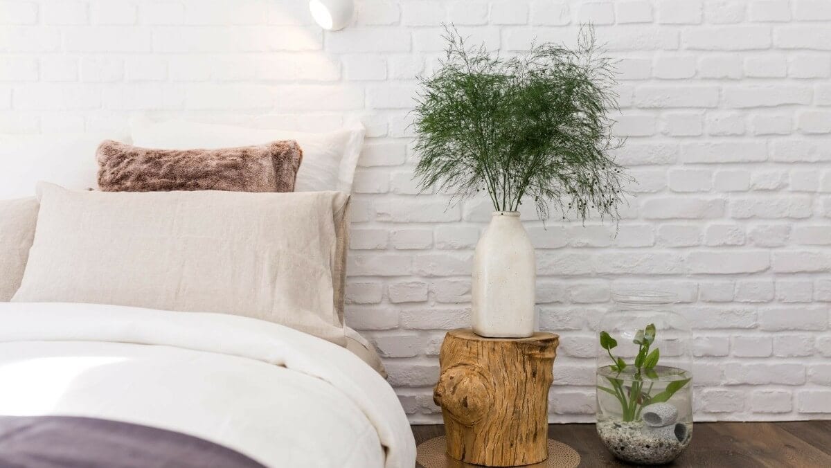 Create an Elegant Statement with a White Brick Wall